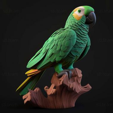 3D model parrots k (STL)